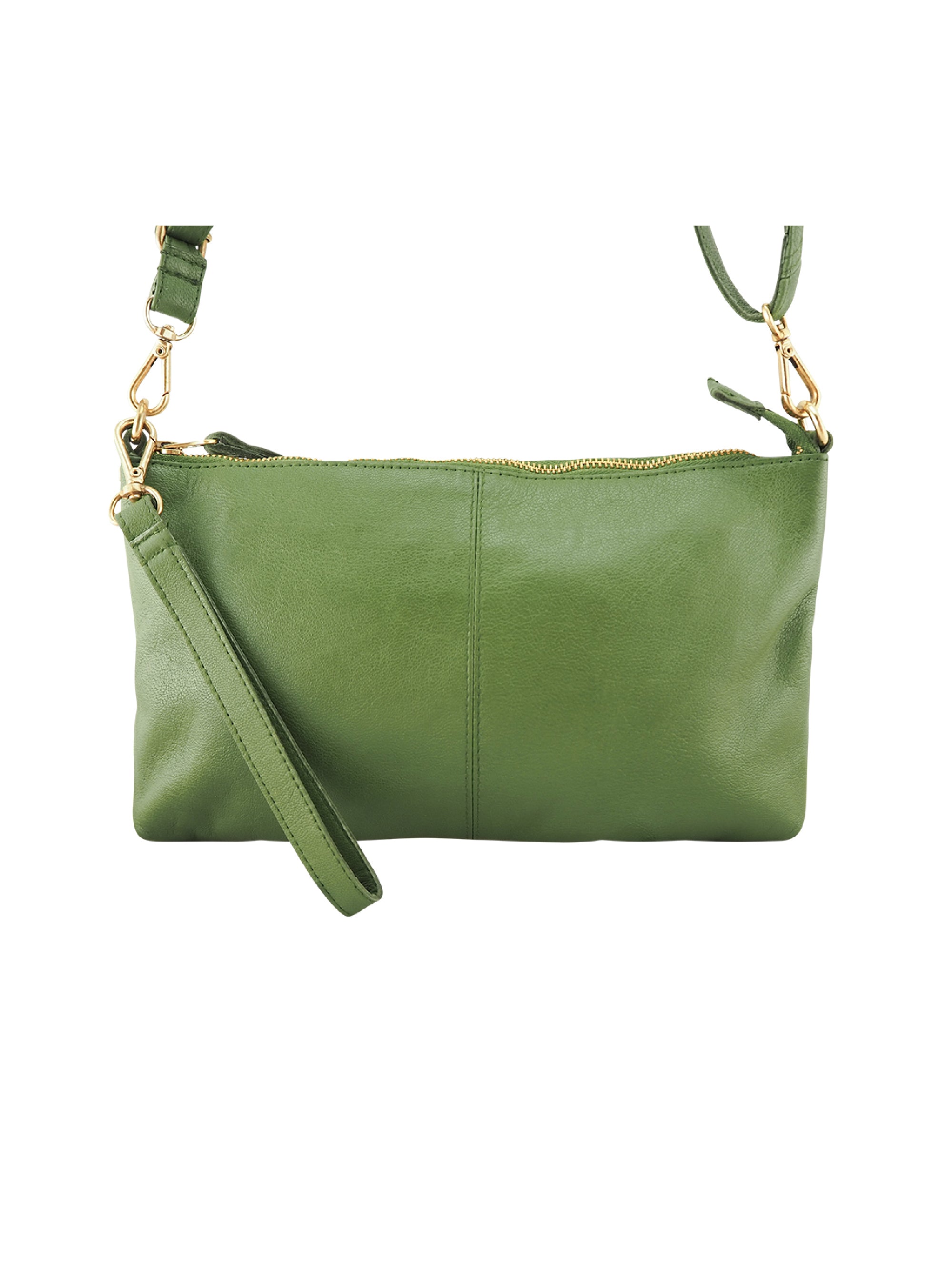 Willow Crossbody | Bottle Green-CadelleLeather