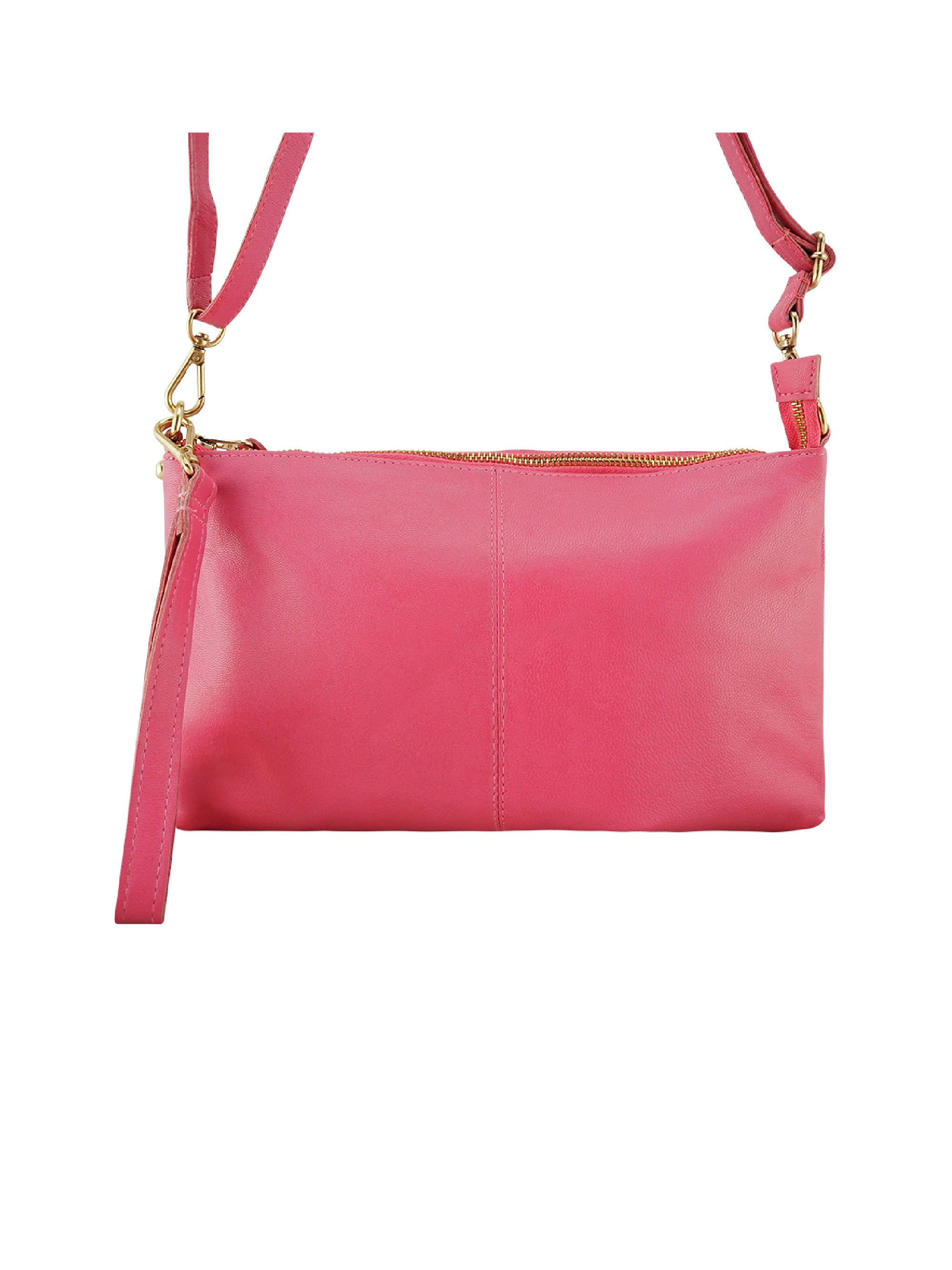 Willow Crossbody | Fuchsia-CadelleLeather