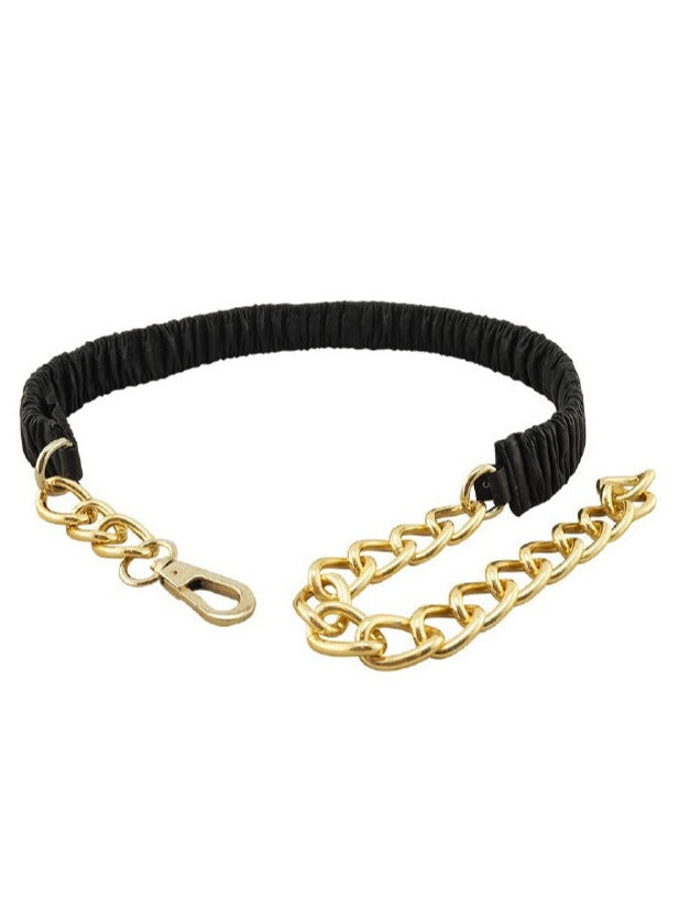 Angelica Stretch Belt | White-CadelleLeather