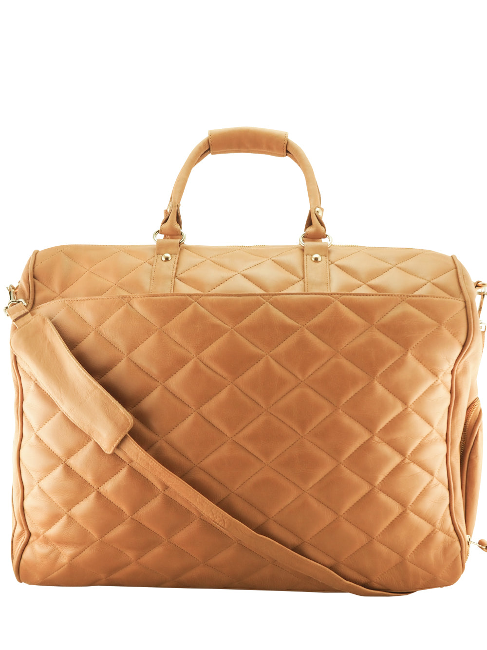 Bailey Overnighter | Camel-Handbags-CadelleLeather