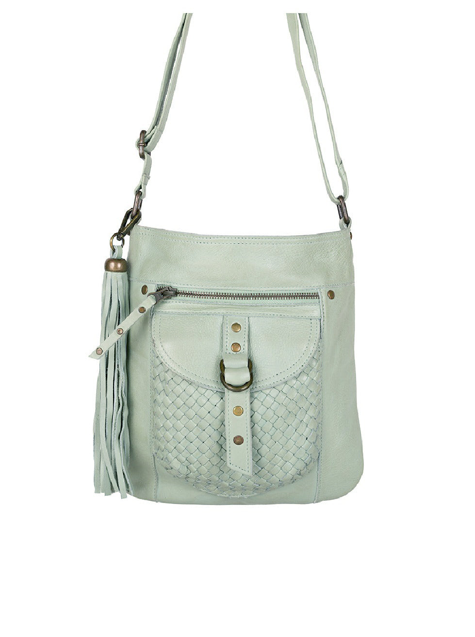 Millie Crossbody Bag | Mint-Handbags-CadelleLeather