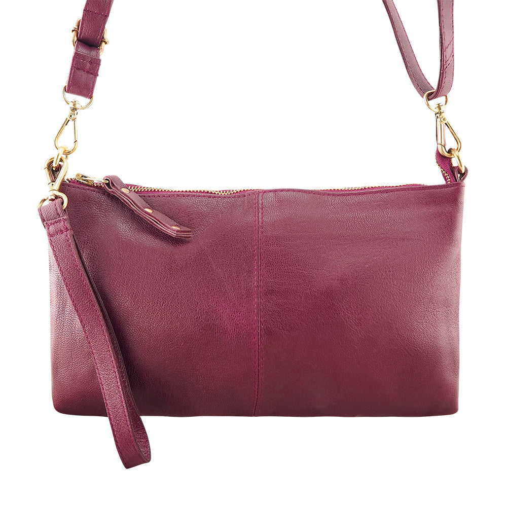 Willow Crossbody | Fuchsia-CadelleLeather