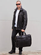 Charlie Overnight Bag | Black-Handbags-CadelleLeather