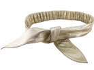 Kitty Wide Stretch Belt | Gold Metallic-CadelleLeather