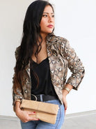 Luna Leather Clutch | Camel-Handbags-CadelleLeather