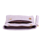 Luna Weave Clutch | Lilac-CadelleLeather