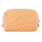 Sophia Makeup Purse | Sand-CadelleLeather