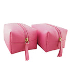 Sophia 4 Piece Travel Makeup Case | Fuchsia-CadelleLeather