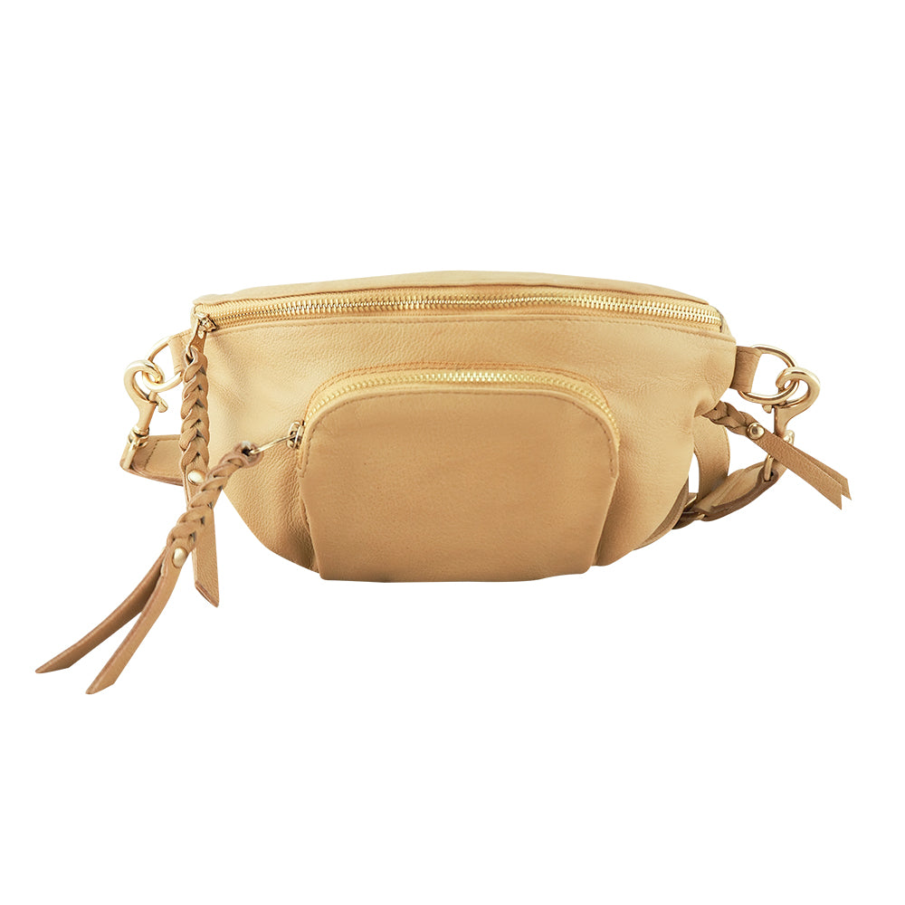 Dotti Sling Bag | Camel-CadelleLeather