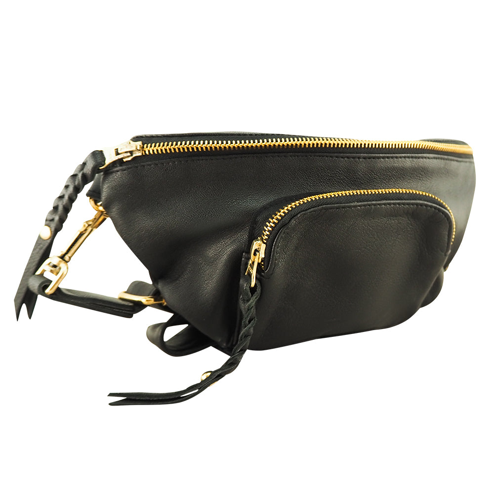 Dotti Sling Bag | Black-CadelleLeather