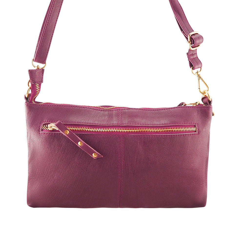 Willow Crossbody | Berry-CadelleLeather