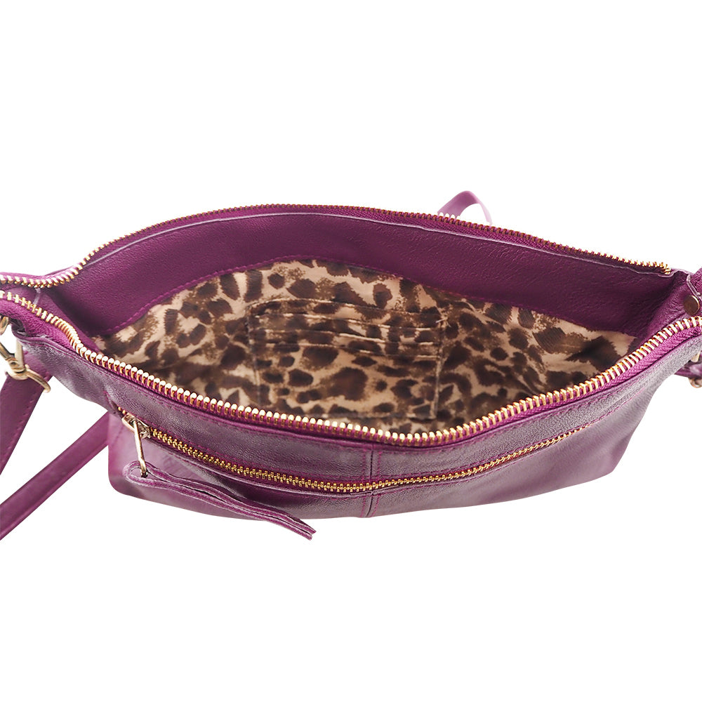 Willow Crossbody | Berry-CadelleLeather