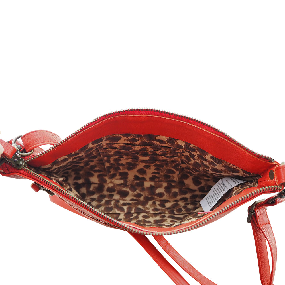 Willow Crossbody | Red-CadelleLeather
