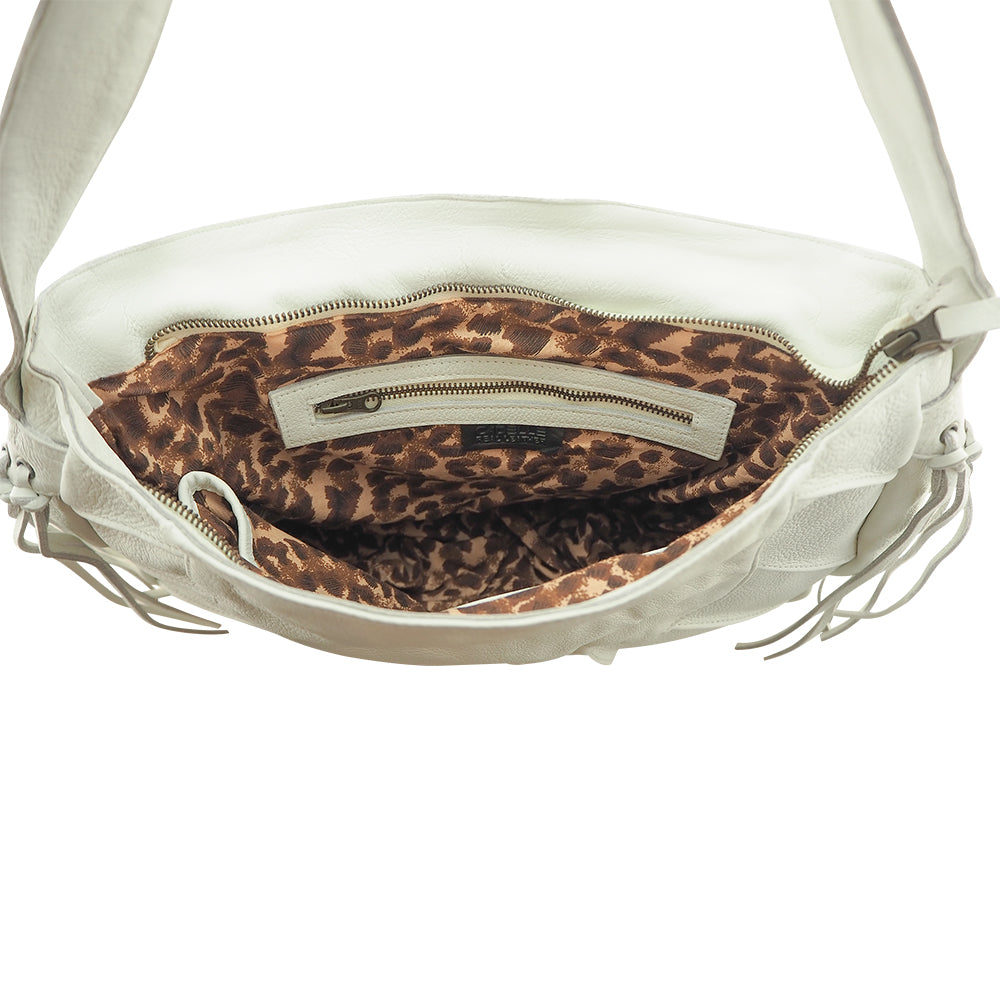 Natalia Satchel | White-CadelleLeather