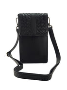 Ada Phone Bag | Black-Handbags-CadelleLeather