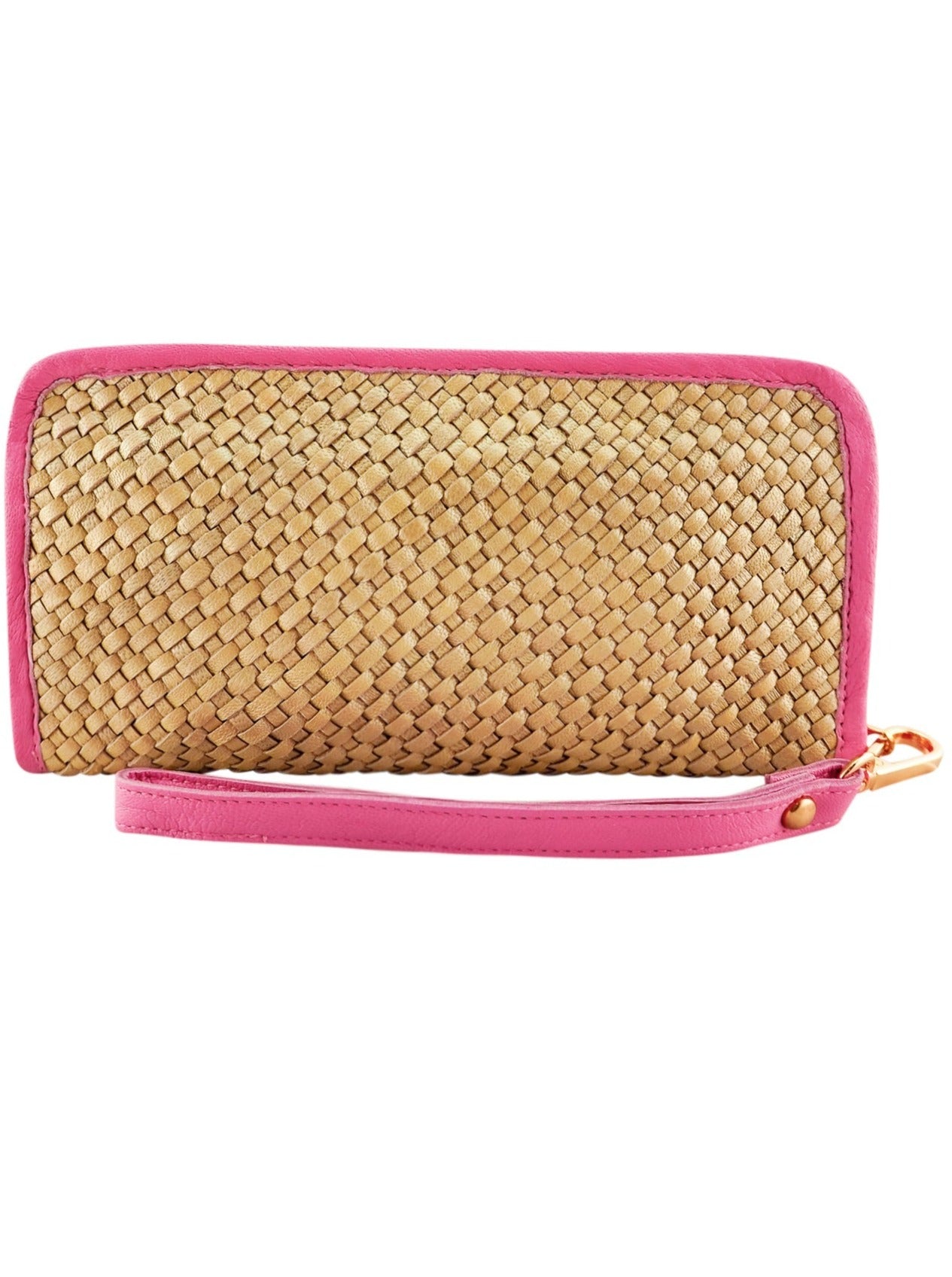 Taylor Wallet | Metallic Gold/Mandarin-CadelleLeather