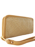 Taylor Wallet | Metallic Gold/Camel-CadelleLeather