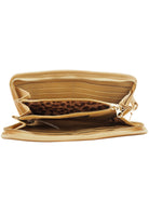 Taylor Wallet | Metallic Gold/Camel-CadelleLeather