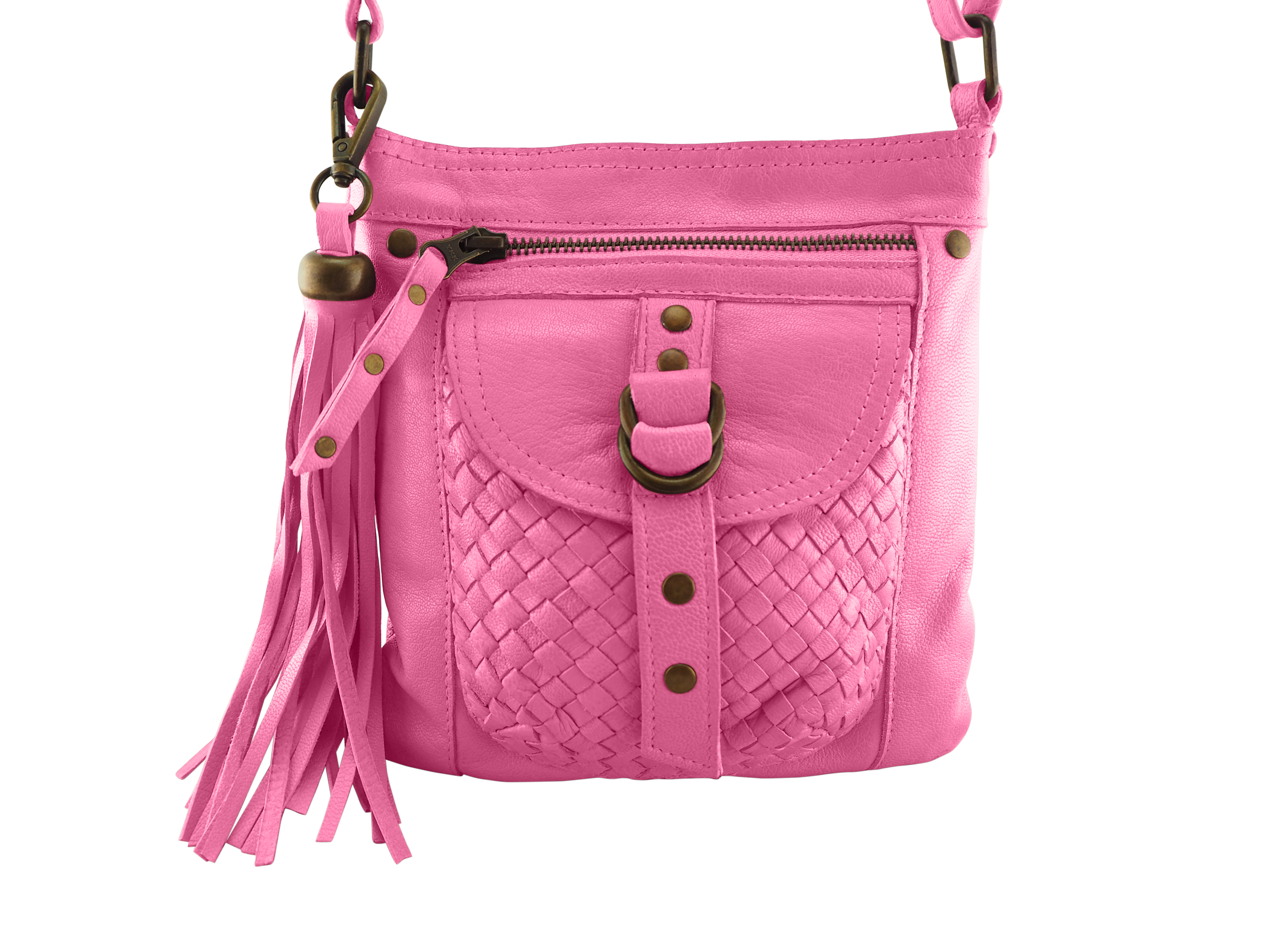 Jamie Crossbody | Fuchsia-Handbags-CadelleLeather