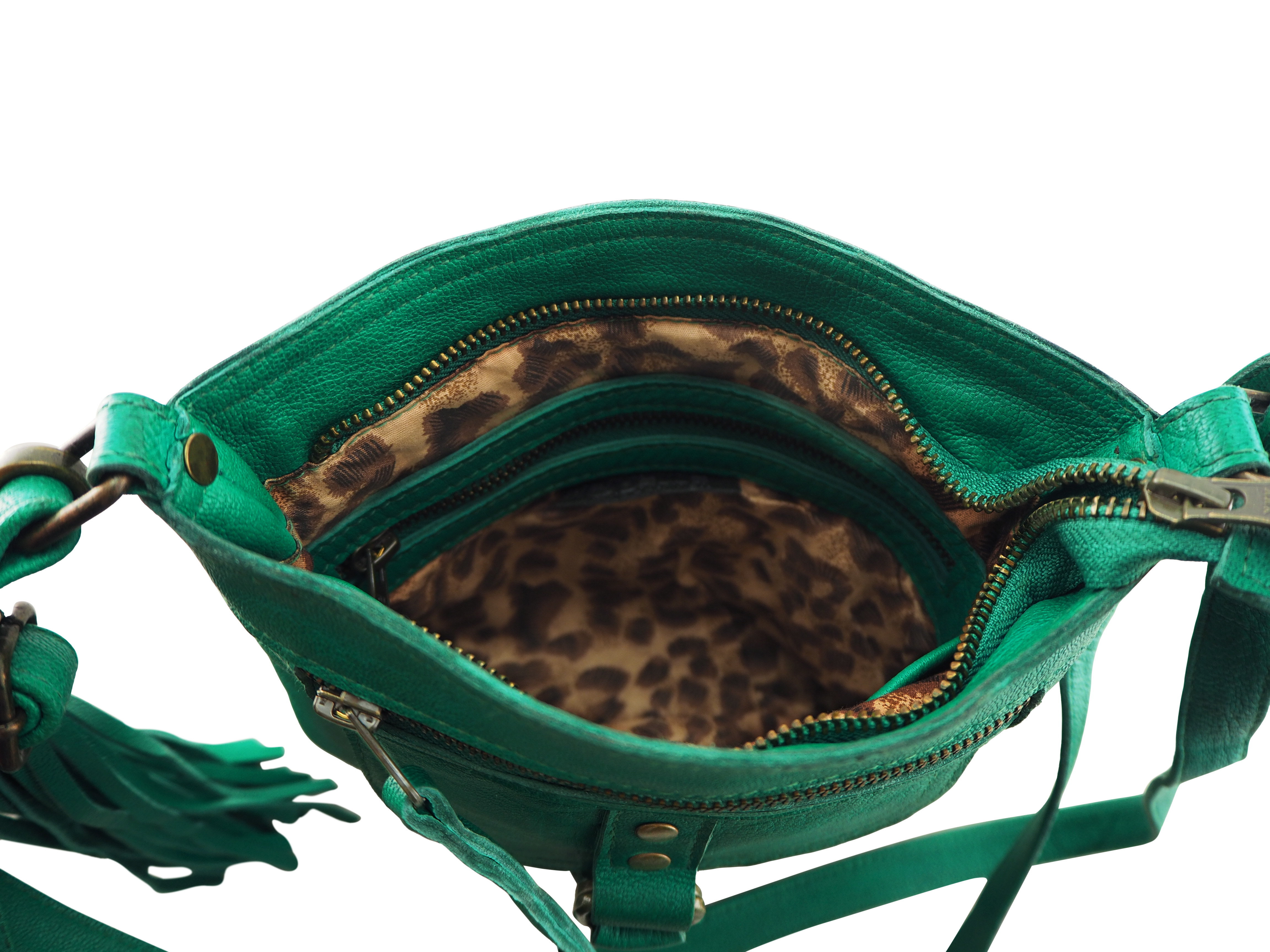 Jamie Crossbody | Peacock-Handbags-CadelleLeather