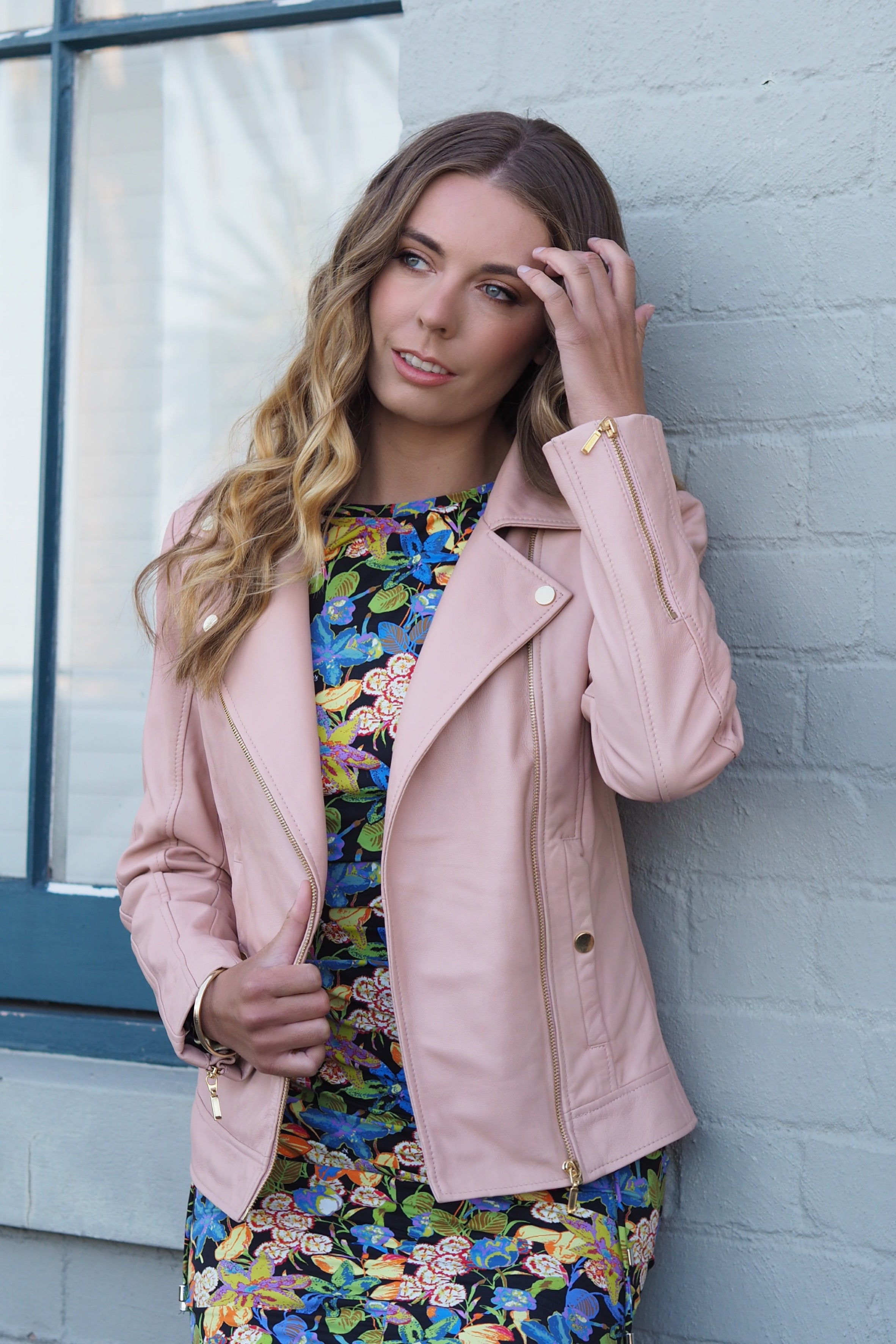 Celina Biker Jacket | Black-Jackets-CadelleLeather