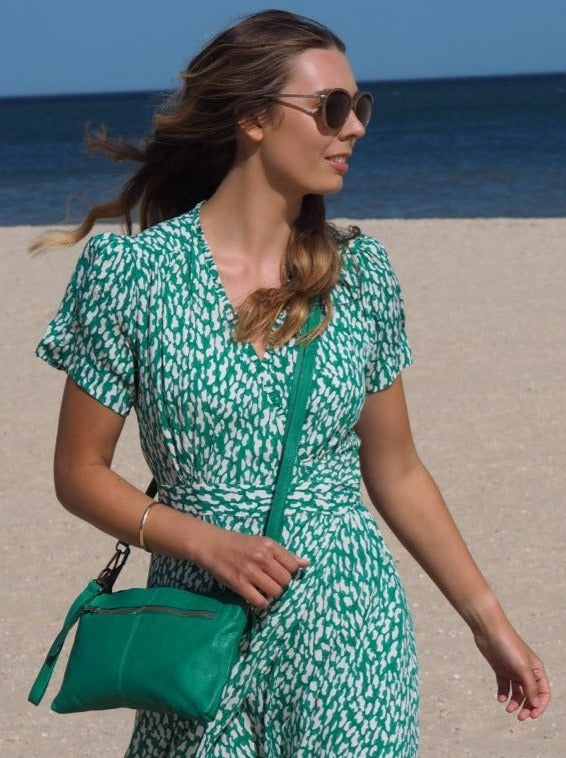 Willow Crossbody | Peacock-CadelleLeather