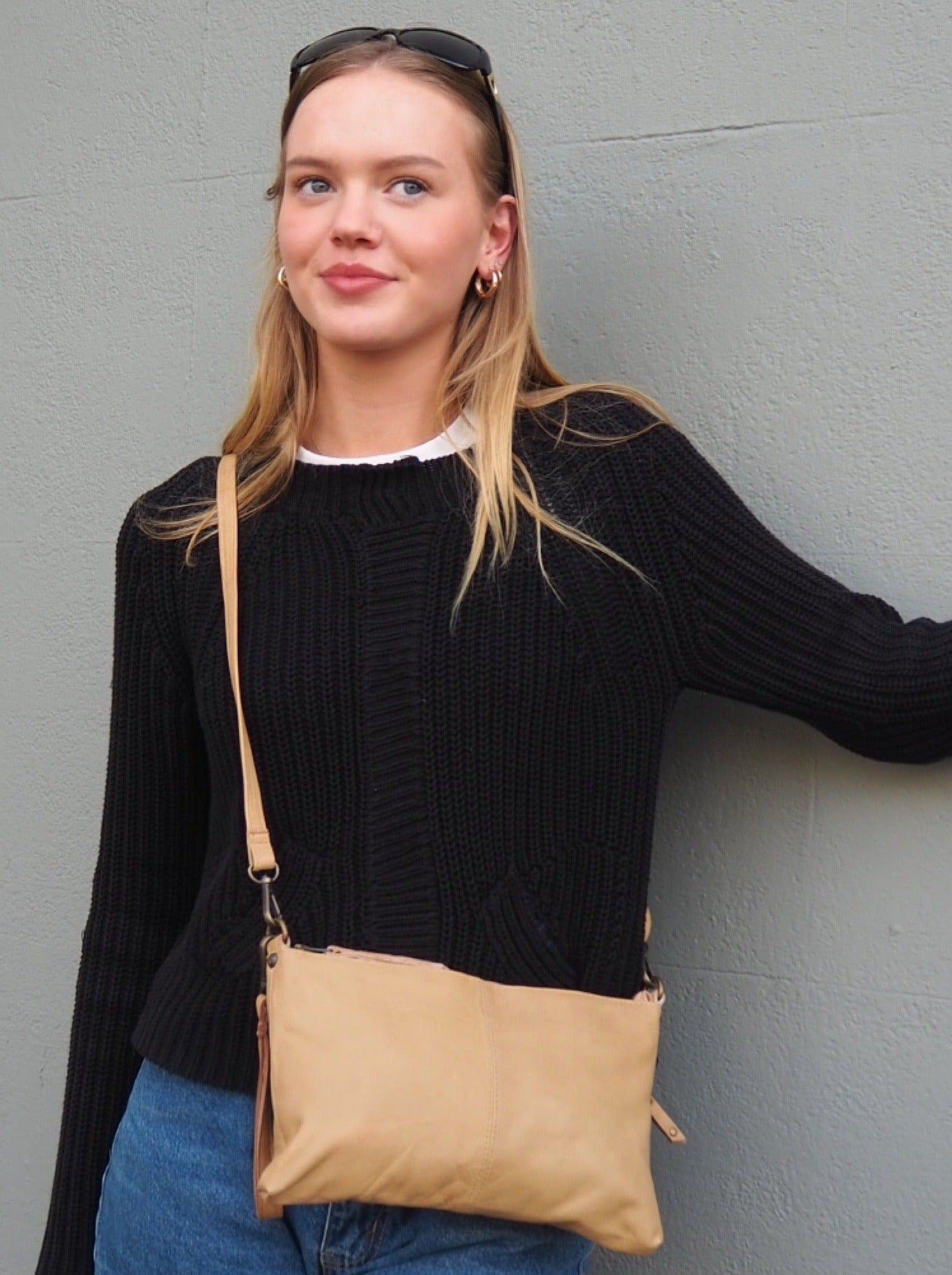 Willow Crossbody | Camel-CadelleLeather