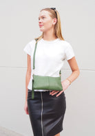 Willow Crossbody | Bottle Green-CadelleLeather