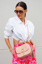 MONK Mini Jordan Bag | Camel-Handbags-CadelleLeather