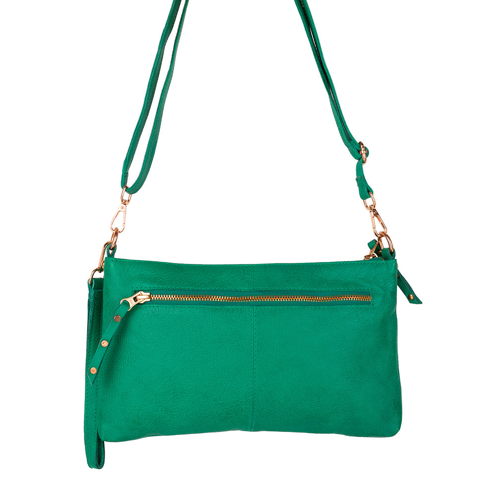 Willow Crossbody | Peacock-CadelleLeather