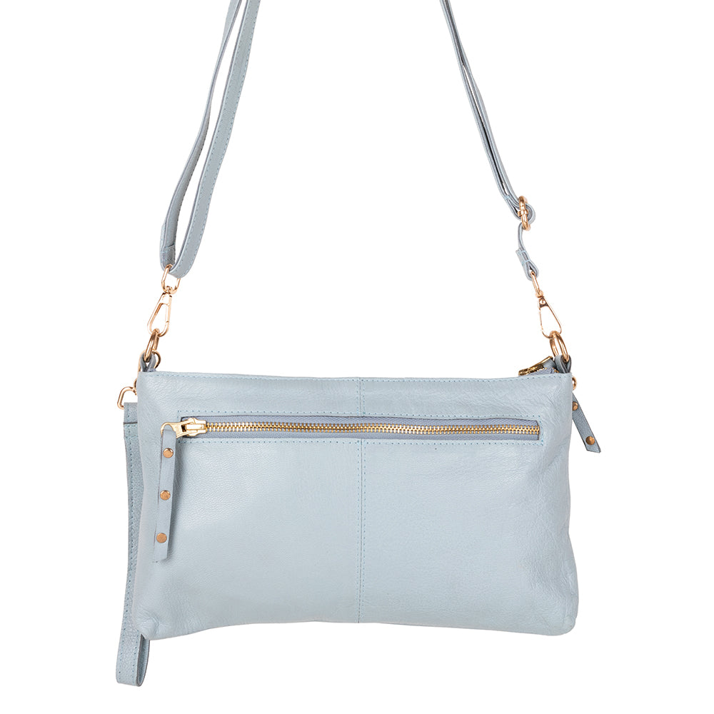 Willow Crossbody | Pale Blue-CadelleLeather