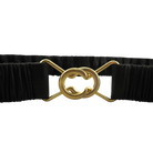 Claudia Stretch Belt | Black-Belts-CadelleLeather