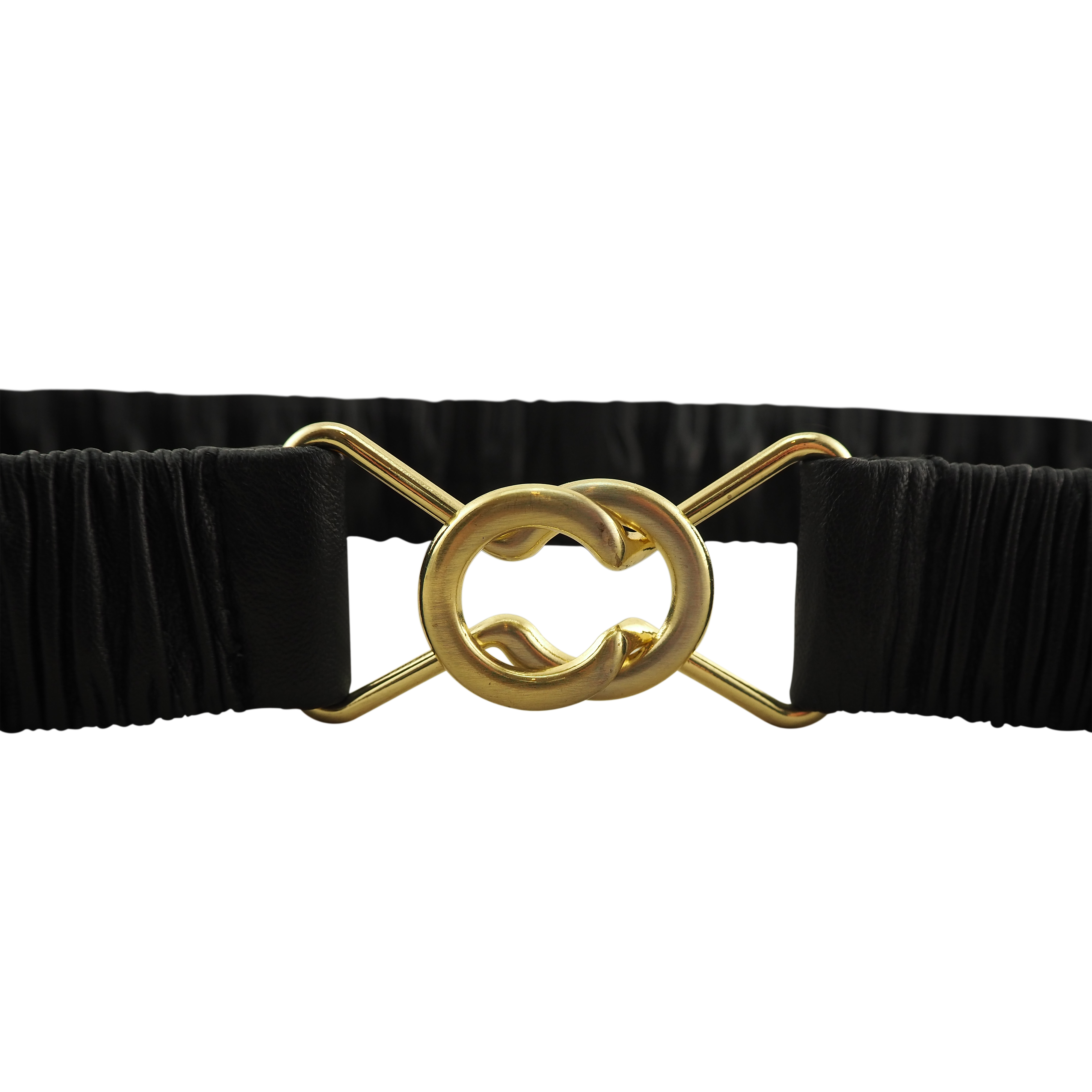 Claudia Stretch Belt | Black-Belts-CadelleLeather