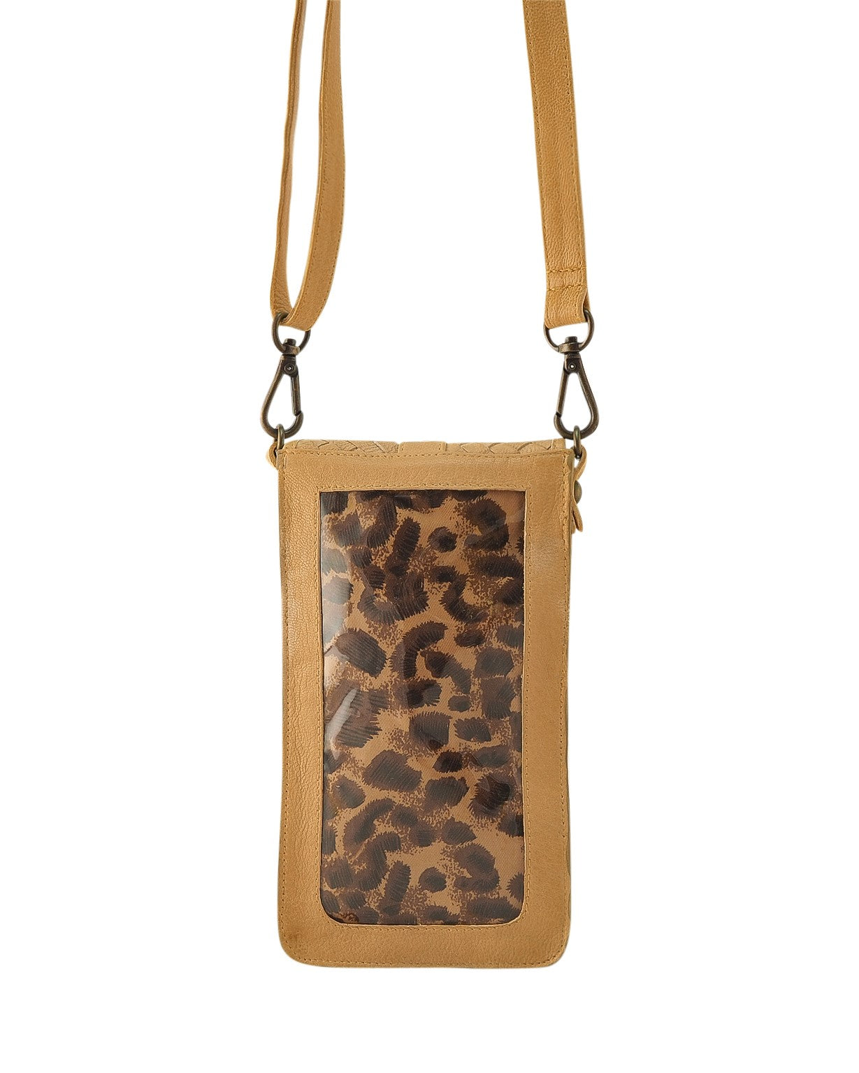 Ada Phone Bag | Camel-Handbags-CadelleLeather