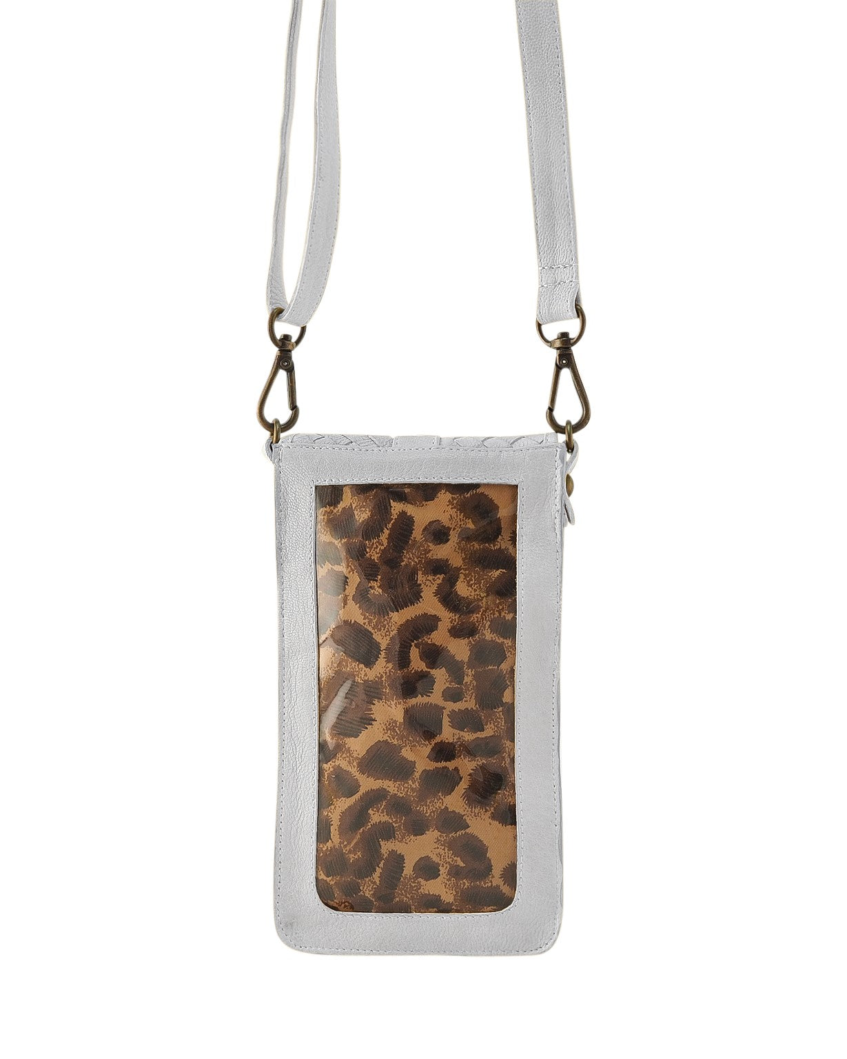 Ada Phone Bag | White-Handbags-CadelleLeather