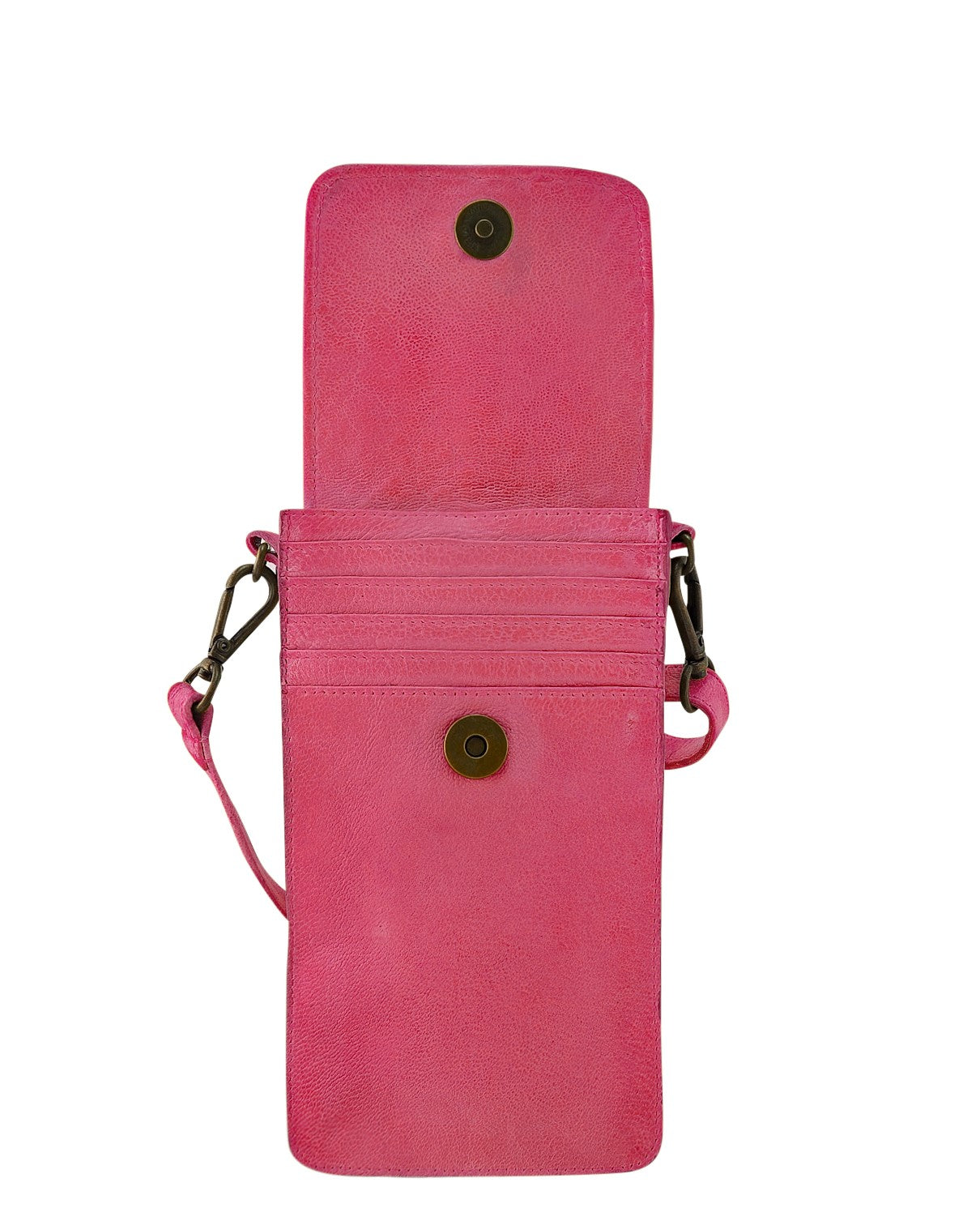 Ada Phone Bag | Fuchsia-Handbags-CadelleLeather