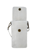 Ada Phone Bag | White-Handbags-CadelleLeather
