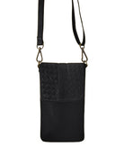 Ada Phone Bag | Black-Handbags-CadelleLeather