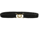 Claudia Stretch Belt | White-Belts-CadelleLeather