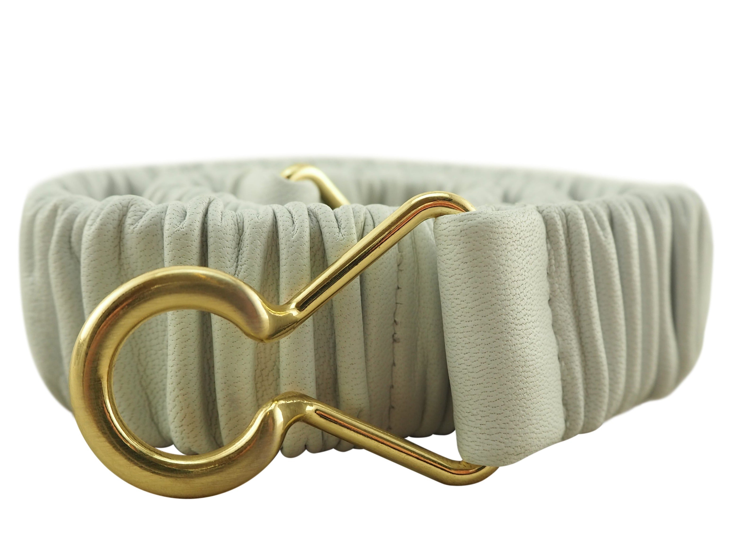 Claudia Stretch Belt | White-Belts-CadelleLeather