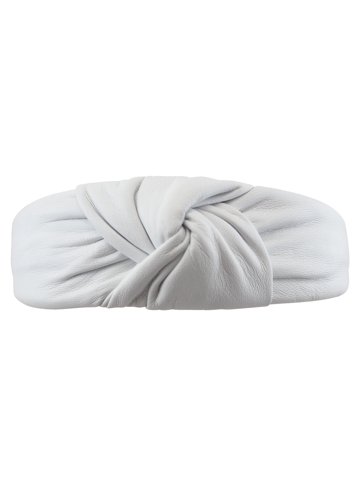 Cadelle Alice white leather knot top headband