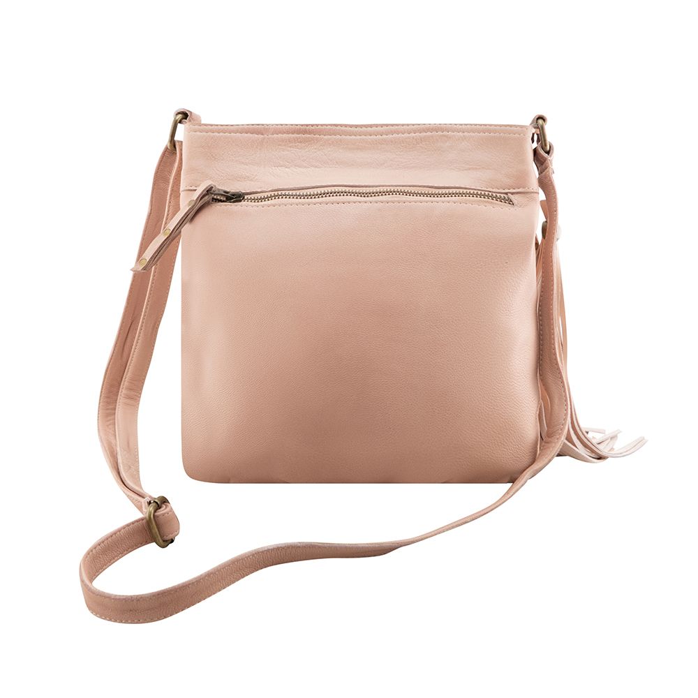 Millie Crossbody Bag | Misty Rose-CadelleLeather