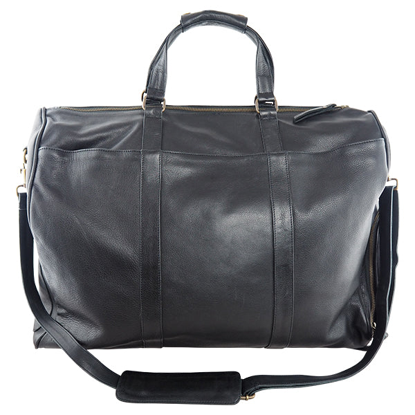 Charlie Overnight Bag | Black | Pre-order-CadelleLeather