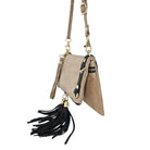 Leather handbag Amalfi cross body and bum bag camel/black picture 7 regular from Cadelle Leather
