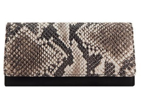 Leather Belt MONK Alexis Black/Snake Picture 1 Regular from Cadelle Leather