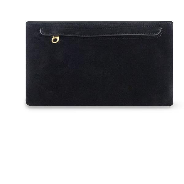 Leather Clutch MONK August Black/Suede Picture 7 Regular from Cadelle Leather