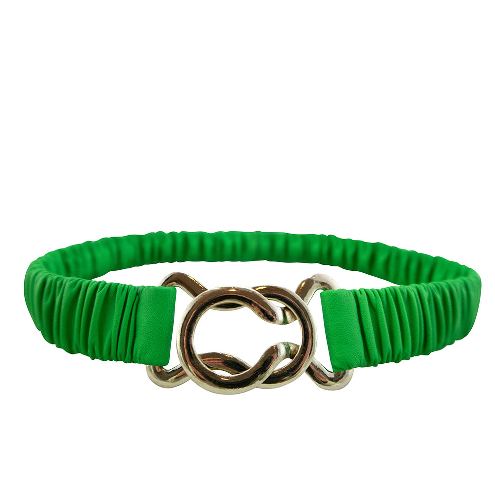 Fluro Chloe Stretch Leather Belt-CadelleLeather