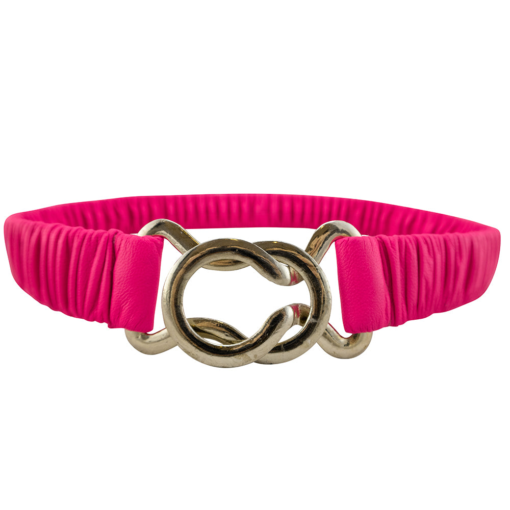 Fluro Chloe Stretch Leather Belt-CadelleLeather