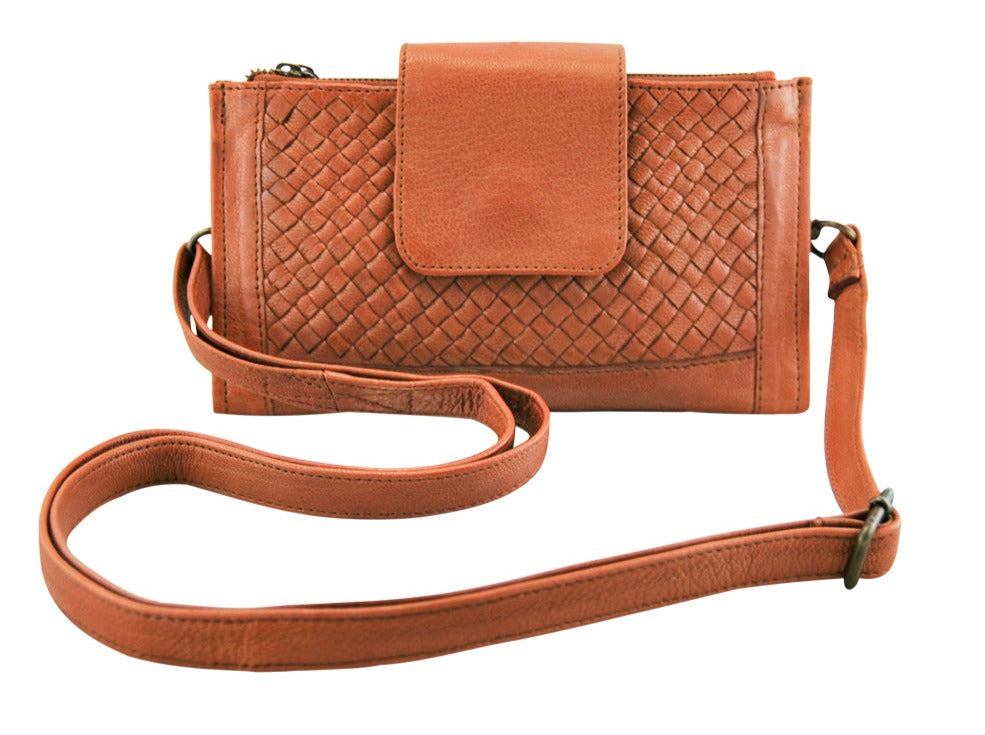 Leather Wallet Prato Convertible/Crossbody Cognac picture 1 regular from Cadelle Leather