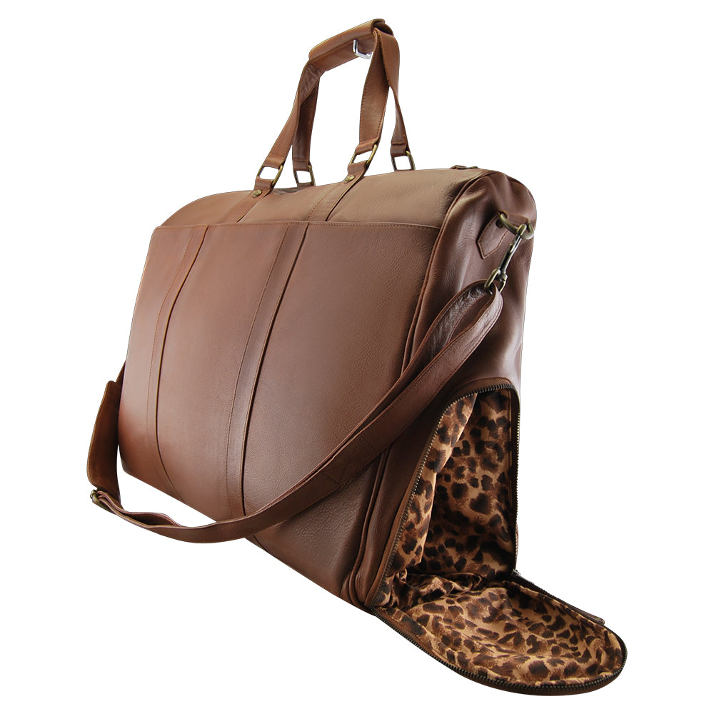 Leather Bag Charlie Unisex Overnight Bag Cognac Picture 2 regular from Cadelle Leather